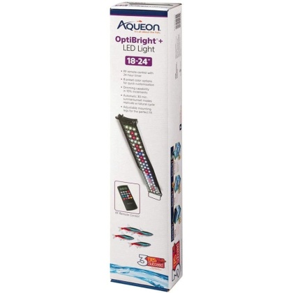 Aqueon OptiBright Plus LED Aquarium Light Fixture - 18