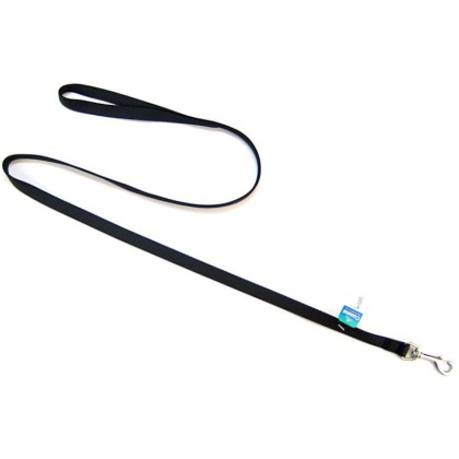 Coastal Pet Nylon Lead - Black - 4\' Long x 5/8\