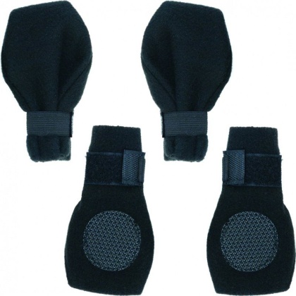 Fahion Pet Arctic Fleece Dog Boots - Black - Medium (3.25\