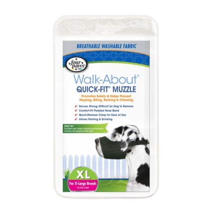 Four Paws Quick Fit Muzzle - Size 5 - Fits 8.25\