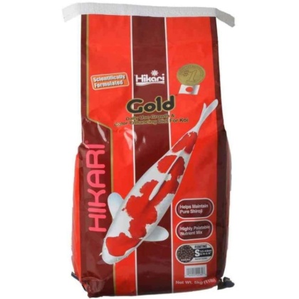 Hikari Gold Color Enhancing Koi Food - Mini Pellet - 11 lbs