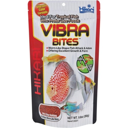 Hikari Vibra Bites Tropical Fish Food - 9.8 oz