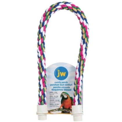 JW Pet Flexible Multi-Color Comfy Rope Perch 36in. - Large 1 count