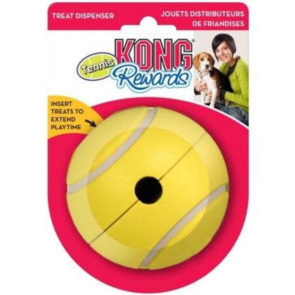 KONG Tennis Rewards Treat Dispenser Small Dog Toy - 1 count