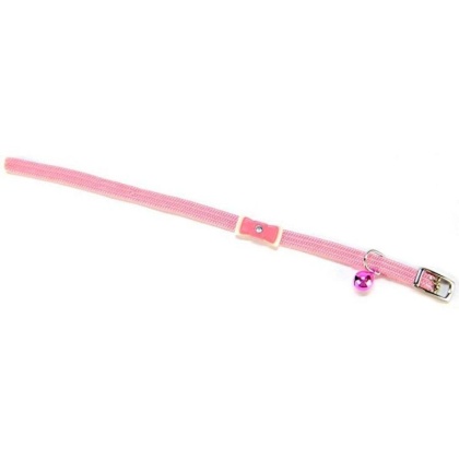 Li\'l Pals Collar With Bow - Pink - 6in.-8in. Long x 5/16in. Wide