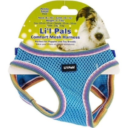 Li\'l Pals Comfort Mesh Harness Blue Lagoon - Small (Neck: 8-10\