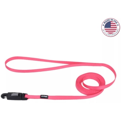 Li\'l Pals Nylon Lead - Neon Pink - 6\' Long x 5/16\