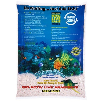 Nature\'s Ocean Samoa Pink Bio-Activ Live Aragonite Reef Sand - 20 lbs (0.5-1.7 mm Grain)