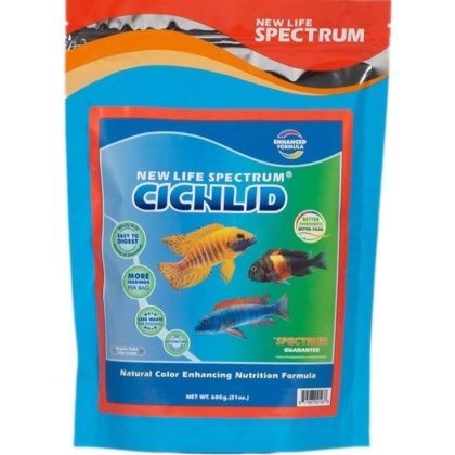 New Life Spectrum Cichlid Food Regular Sinking Pellets - 600 g