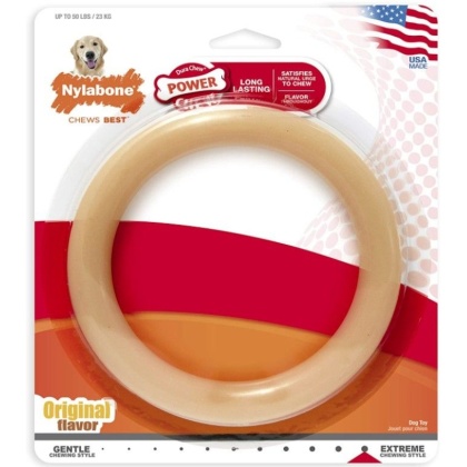 Nylabone Dura Chew Original Dog Ring - Chicken Flavor - Giant (1 Pack)