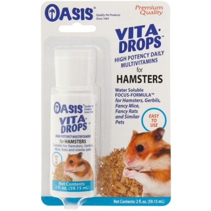 Oasis Vita-Drops High Potency Hamster Daily Multivitamins - 2 oz.