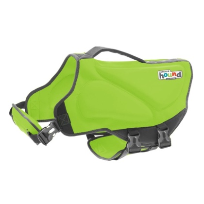 Outward Hound Dawson Swim Green Dog Life Jacket - Medium girth 21-27\