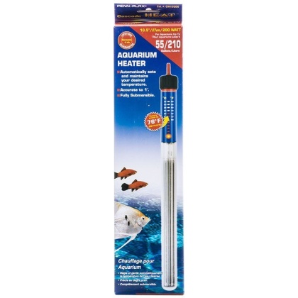 Penn Plax Cascade Submersible Heat Aquarium Heater - 200 Watts - 10\