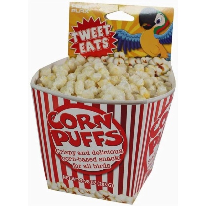 Penn Plax Tweet Eats Corn Puffs Bird Treat - 10 oz