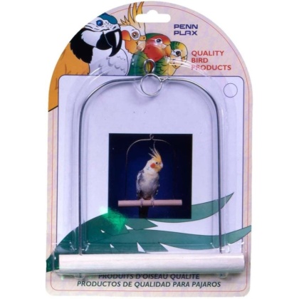 Penn Plax Wooden Cockatiel Swing  - 1 count