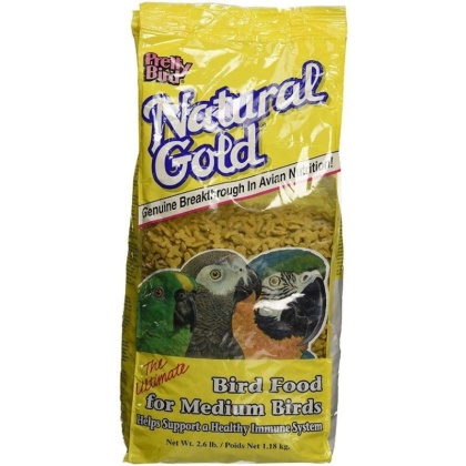 Pretty Bird Ultimate Natural Gold Bird Food - Medium - 2.6 lbs