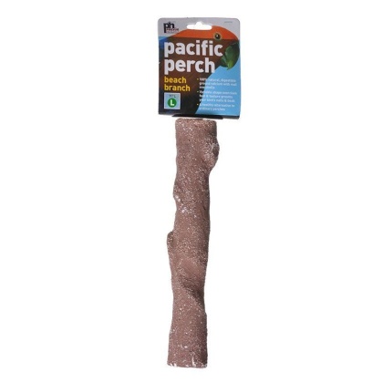 Prevue Pacific Perch - Beach Branch - Large - 11in. Long - (Large Birds)