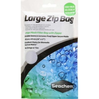 Seachem Large Mesh Zip Bag  - 1 count (19\