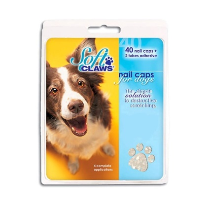 Soft Claws Nail Caps for Cats and Dogs Natural - Large