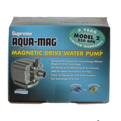 Supreme Aqua-Mag Magnetic Drive Water Pump - Aqua-Mag 2 Pump (250 GPH)