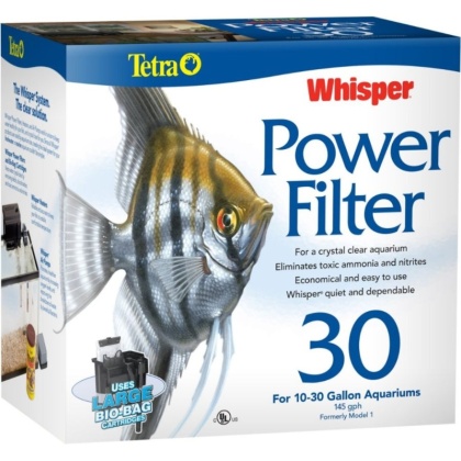 Tetra Whisper Power Filter for Aquariums - PF-30 (10-30 Gallon Aquariums)