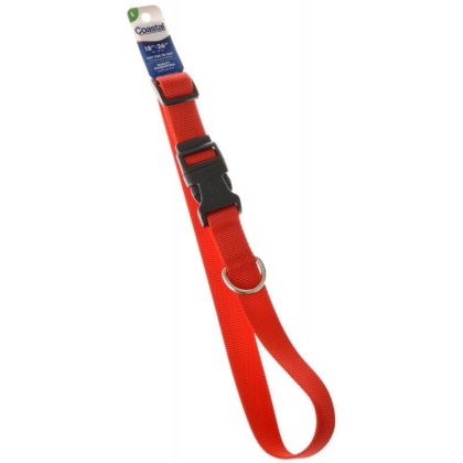 Tuff Collar Nylon Adjustable Collar - Red - 18\