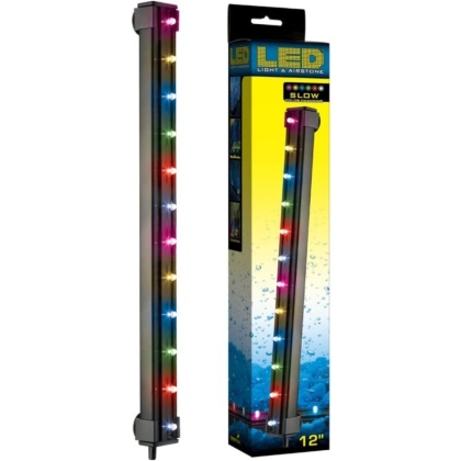 Via Aqua LED Light & Airstone Slow Color Changing - 2.7 Watts - 12\