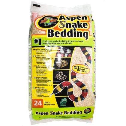 Zoo Med Aspen Snake Bedding - 24 Quarts