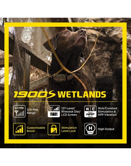 Dogtra 1900S Wetlands Boost & Lock Remote Dog Training E-Collar