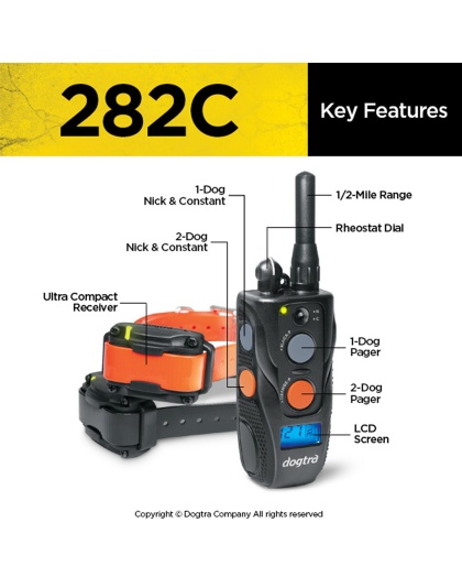 Dogtra 282C Two Dog  Remote Training Collar