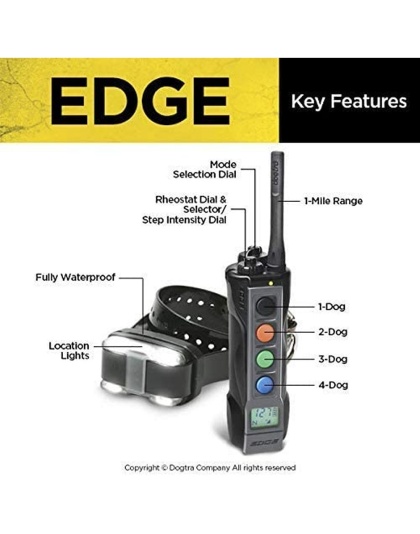 EDGE 1 Mile Remote Trainer Expands Up To 4 Dogs